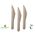 Set of 3 Heavy Duty Kraft Paper Knifes