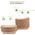 Biodegradable and compostable 1/2lb kraft paper tray breaking down naturally, offering an eco-friendly disposal solution.