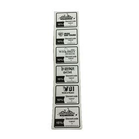 Customer holding branded receipt from sightseeing bike tour